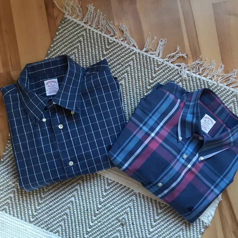 Brooks brothers dress shirts size XL lot of 2